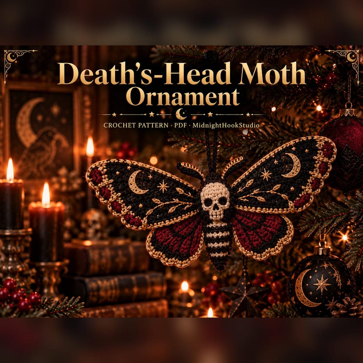 Death's-Head Moth Ornament