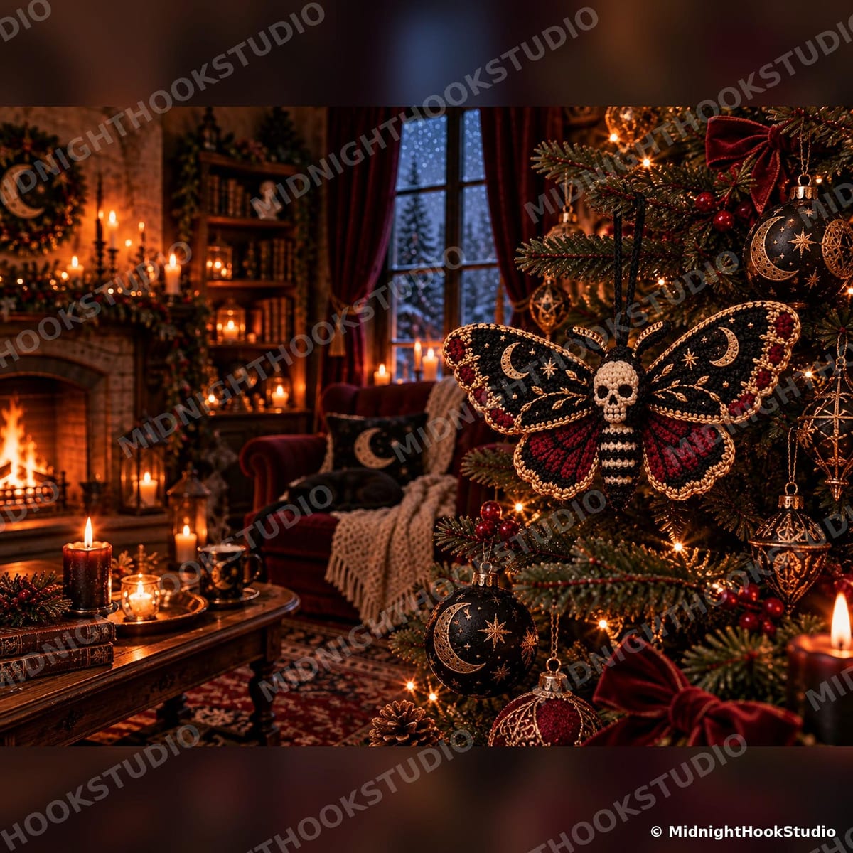 Death's-Head Moth Ornament