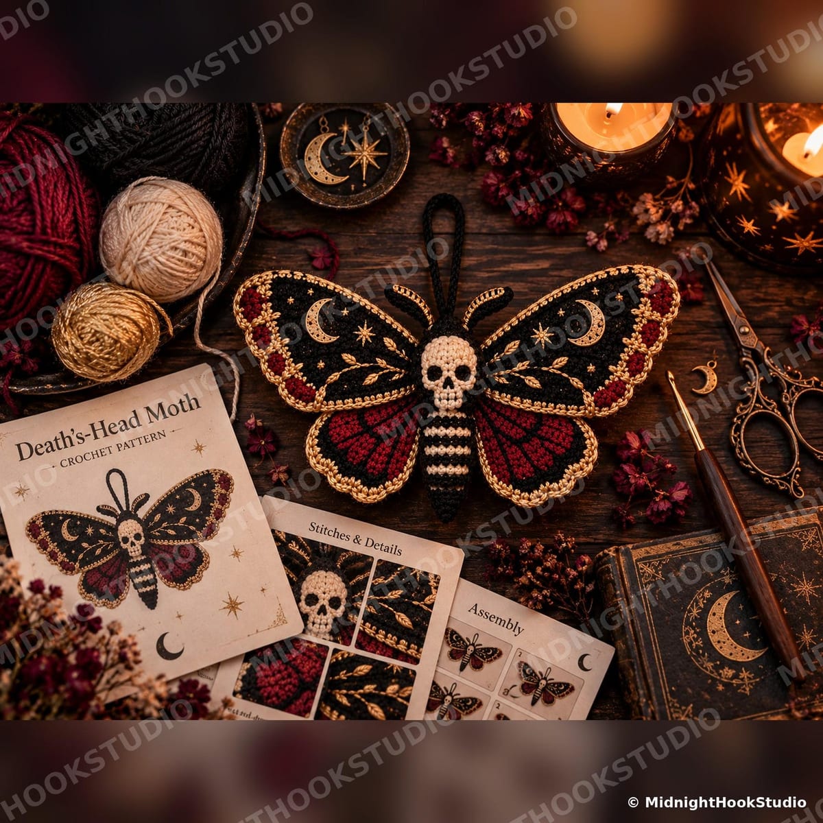Death's-Head Moth Ornament