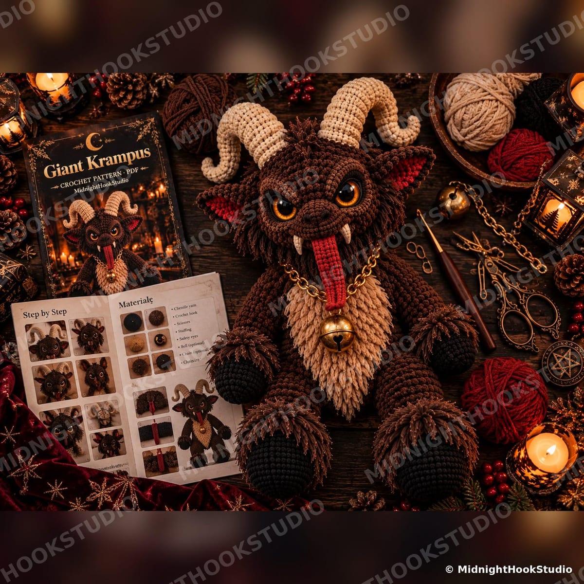 Giant Krampus — 60 cm Jumbo Plush