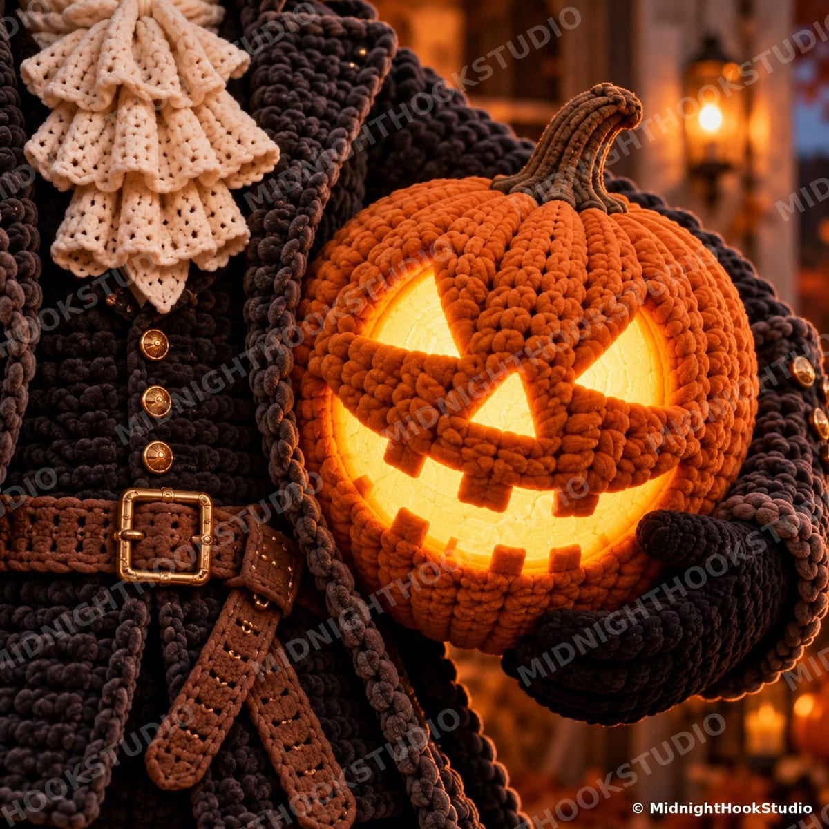 Headless Horseman with Pumpkin Head — 185 cm