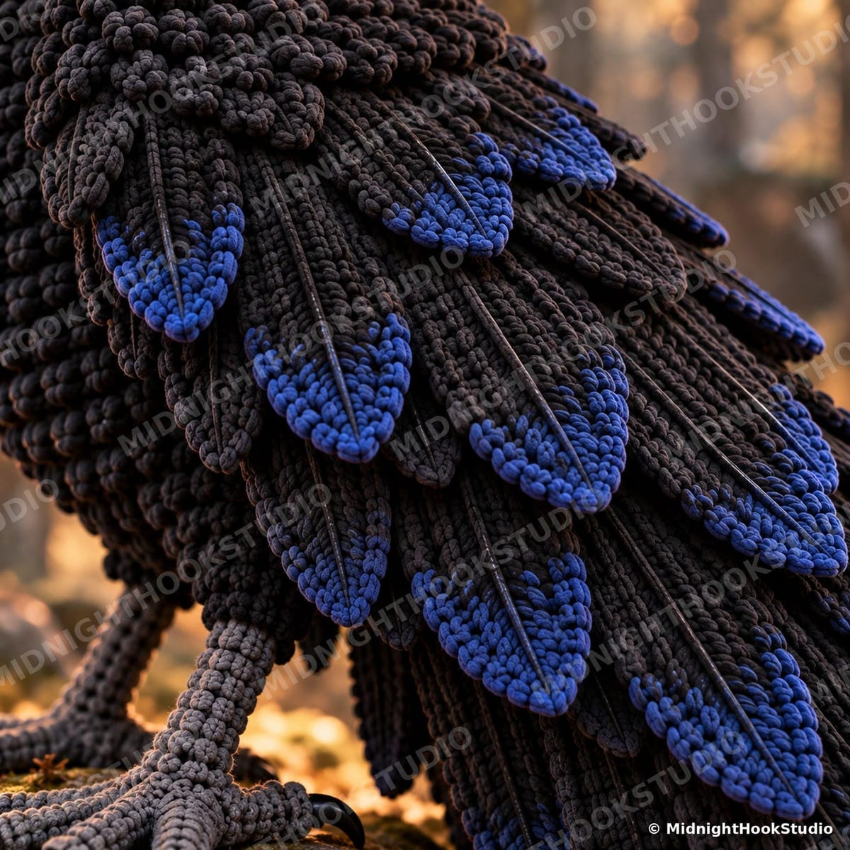 Giant Gothic Raven — 120 cm, 1.6 m Wingspan
