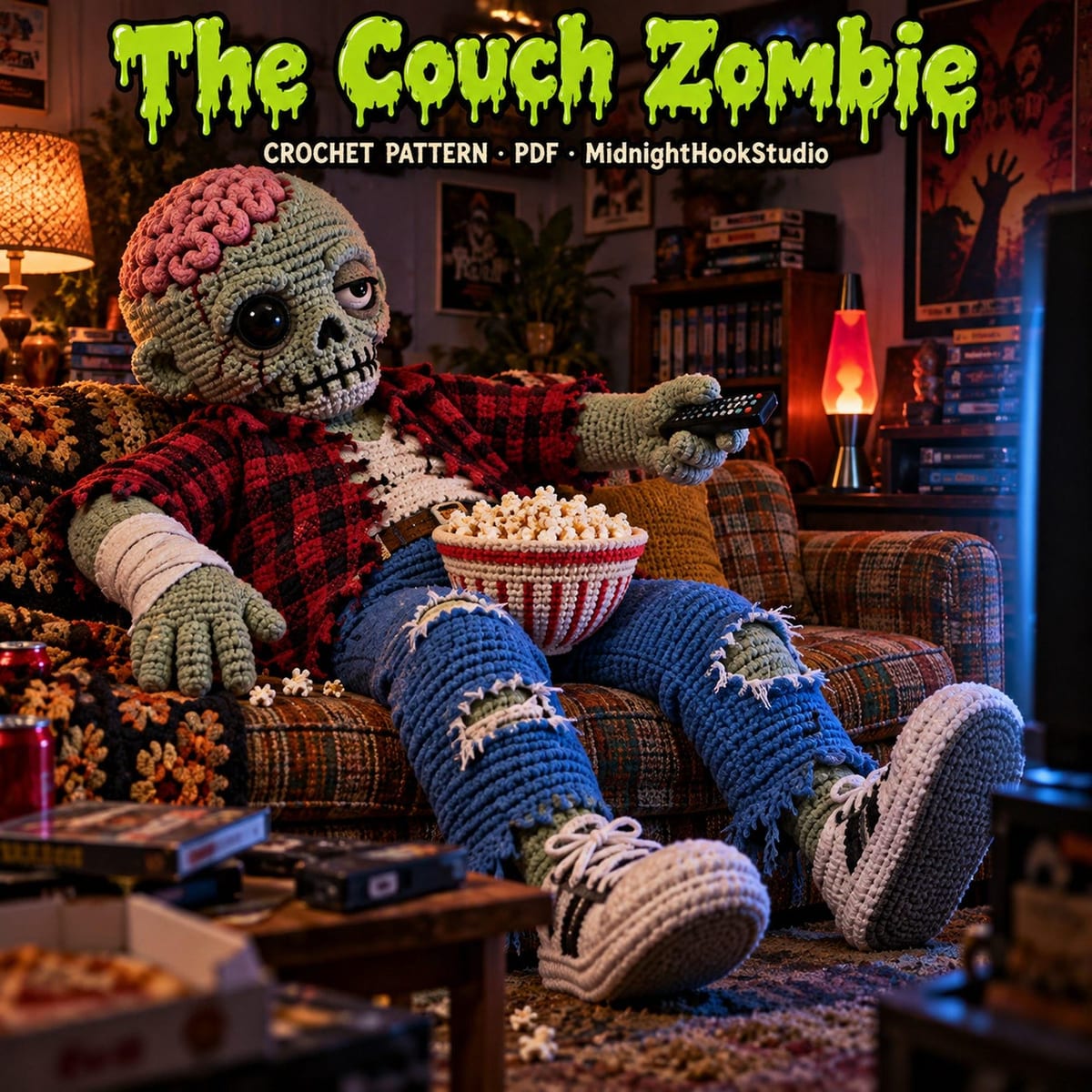 Life-Size Couch Zombie — 170 cm