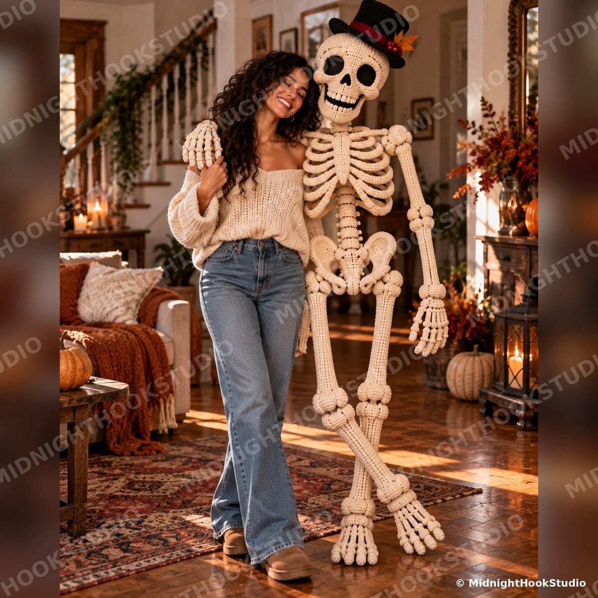 Life-Size Posable Skeleton — 170 cm