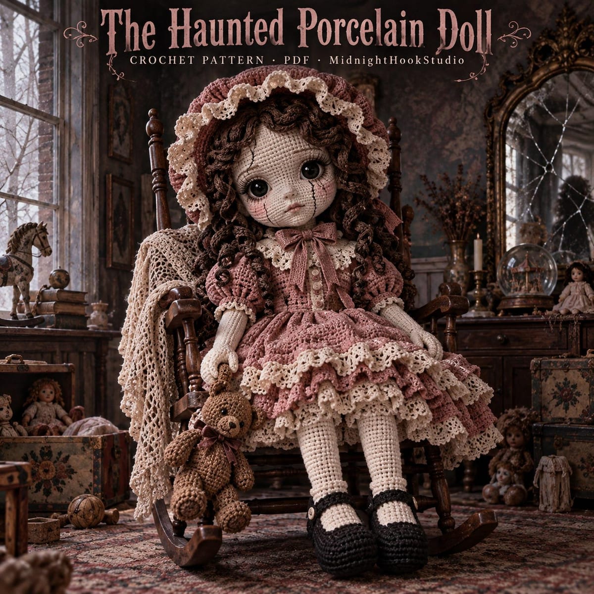 Life-Size Haunted Porcelain Doll