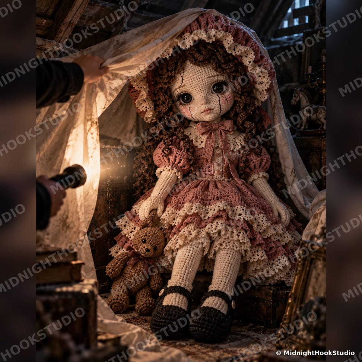 Life-Size Haunted Porcelain Doll