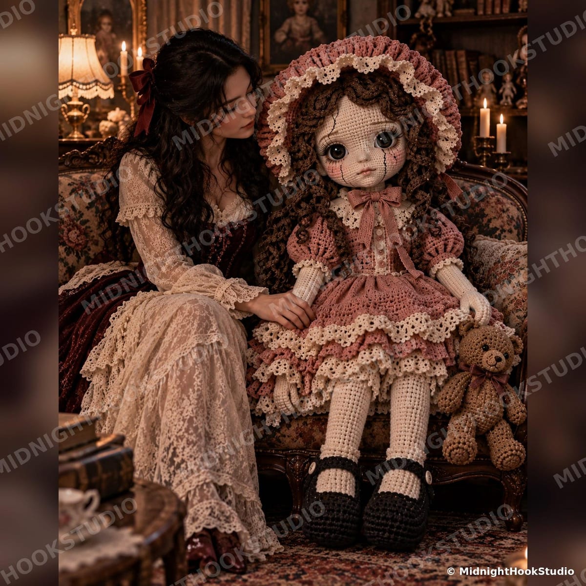 Life-Size Haunted Porcelain Doll