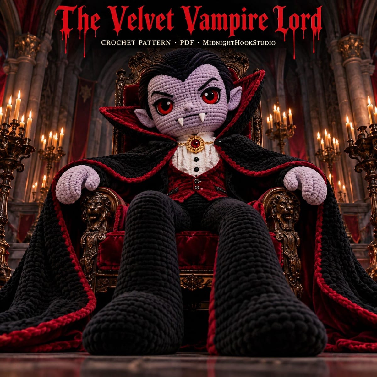 Life-Size Vampire — 180 cm Dracula