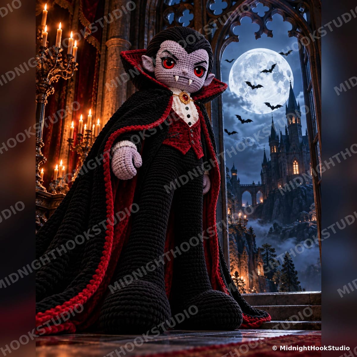 Life-Size Vampire — 180 cm Dracula