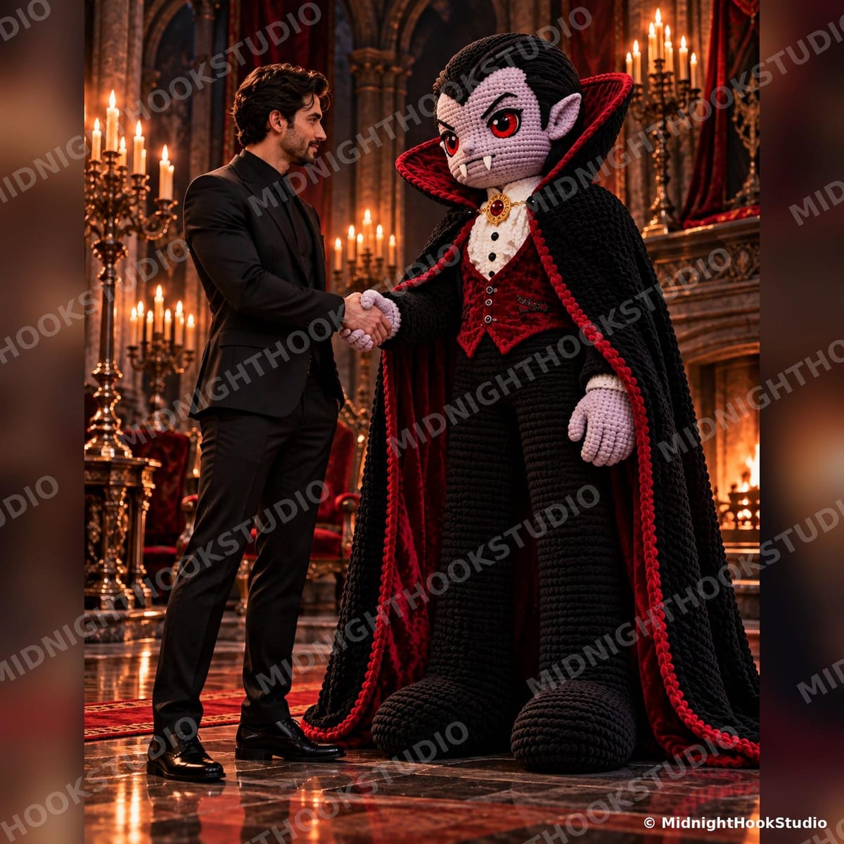 Life-Size Vampire — 180 cm Dracula