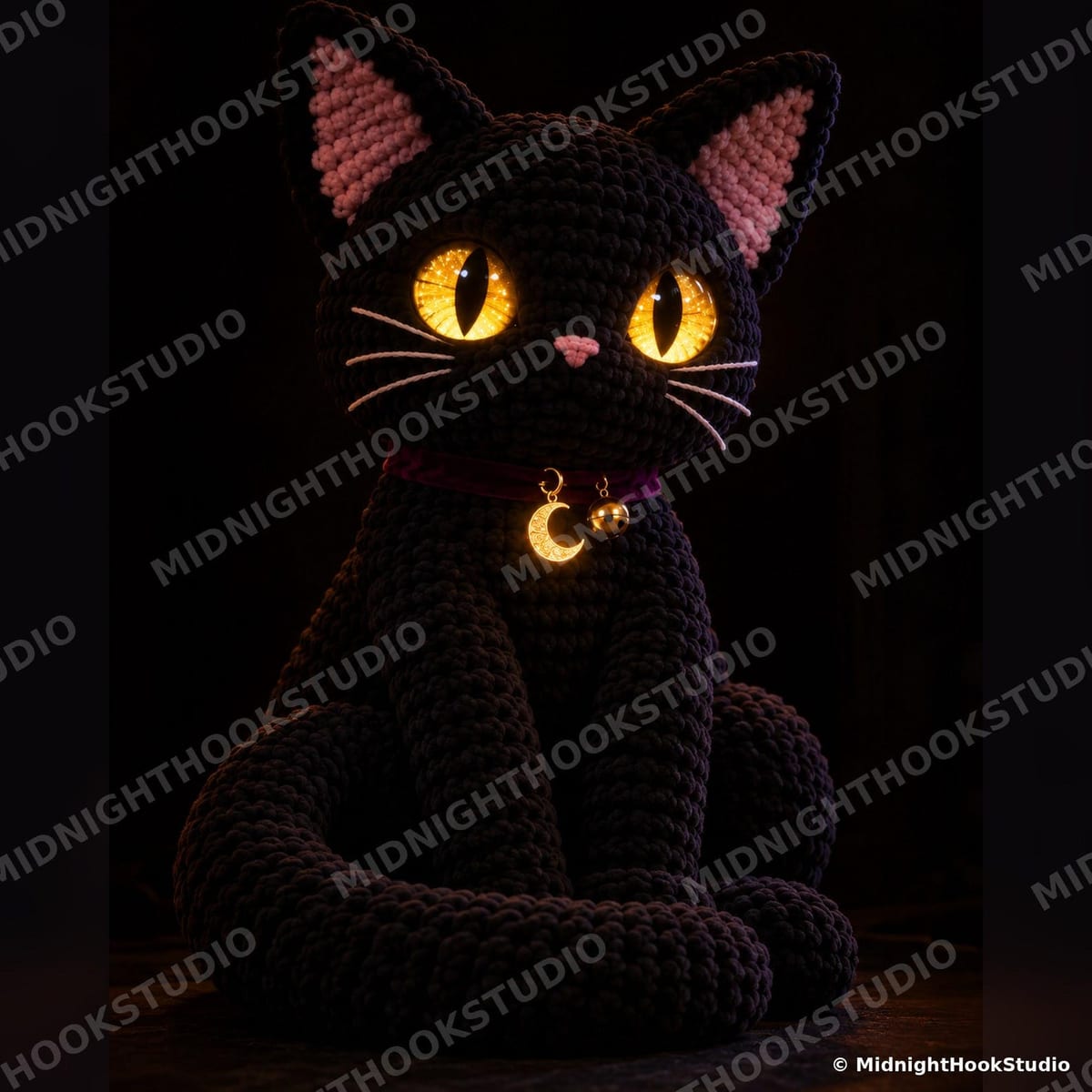 Giant Black Cat — 130 cm Witch Familiar