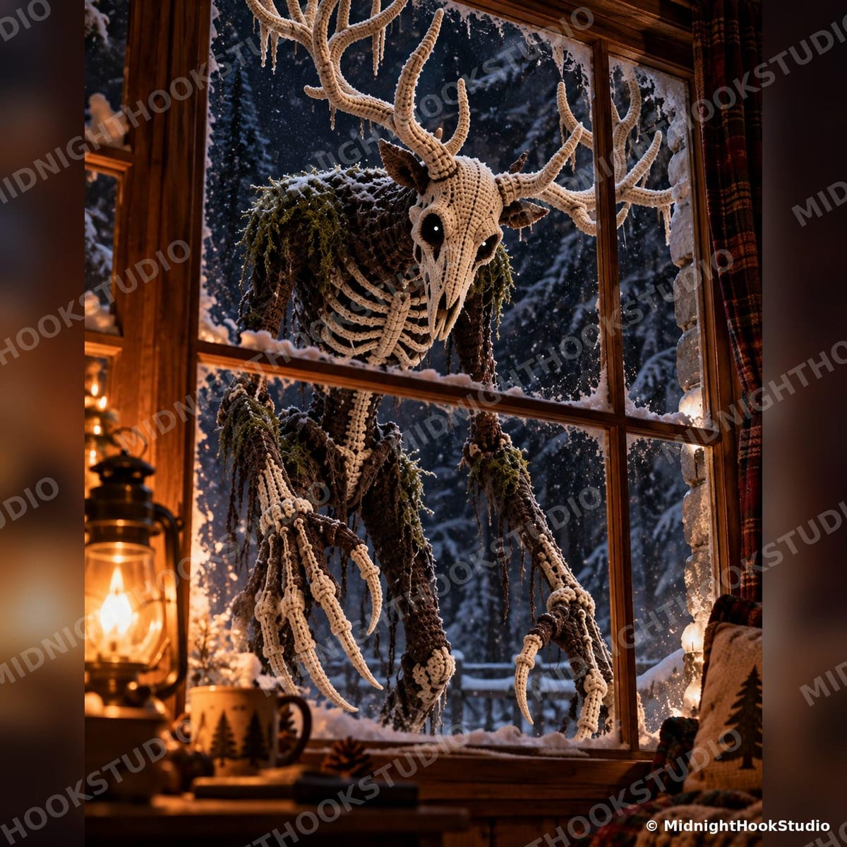 Giant Wendigo — 210 cm Antlered Cryptid
