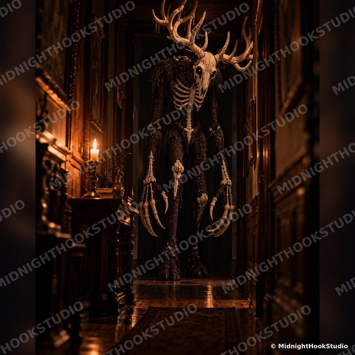 Giant Wendigo — 210 cm Antlered Cryptid