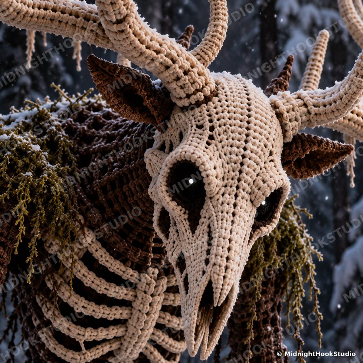 Giant Wendigo — 210 cm Antlered Cryptid