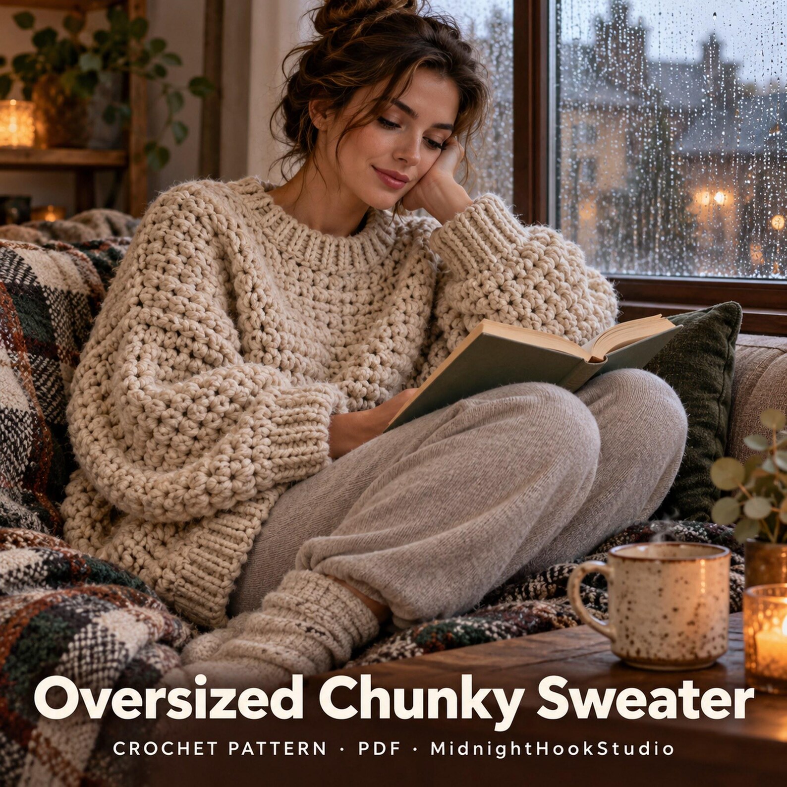 Chunky Drop Shoulder Sweater