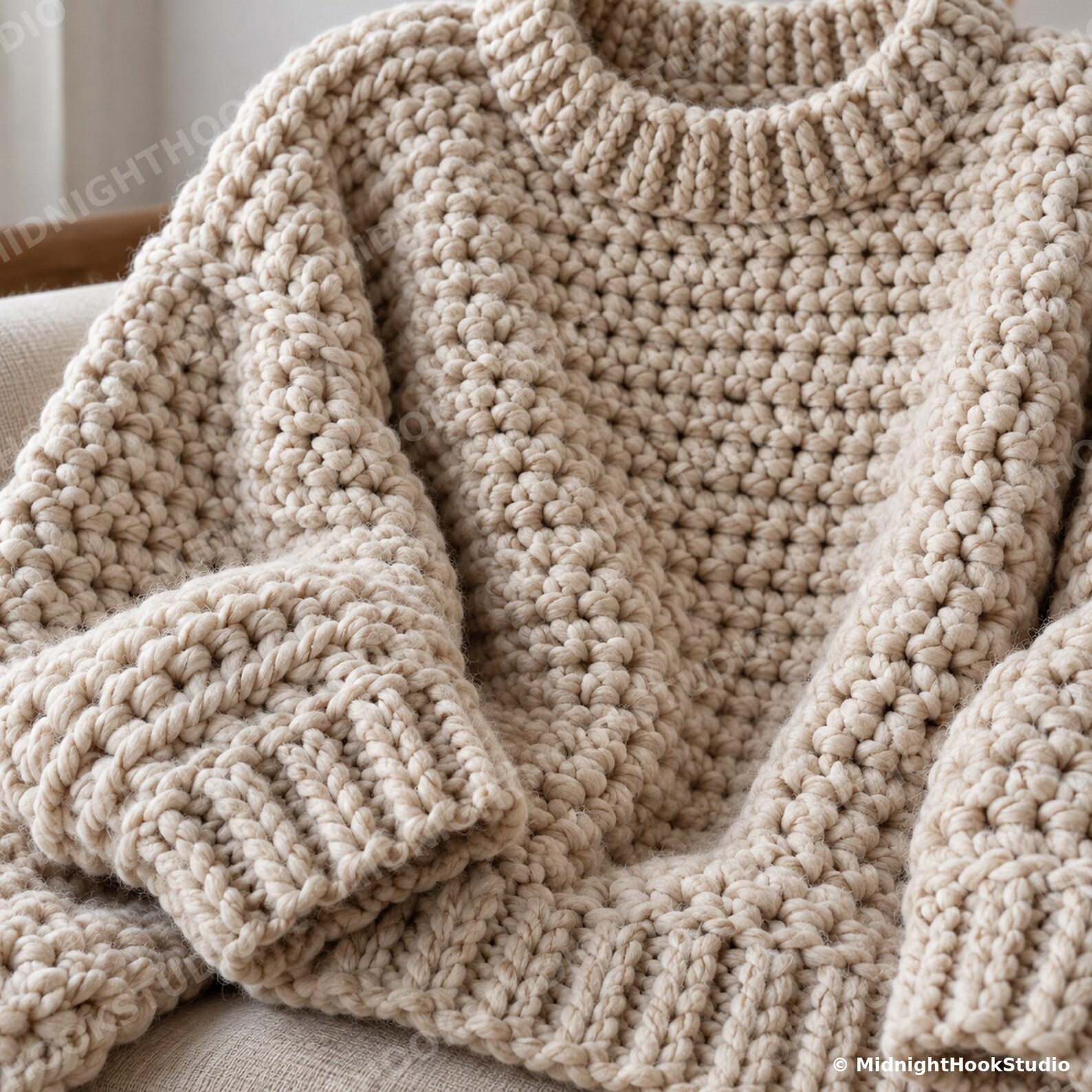 Chunky Drop Shoulder Sweater