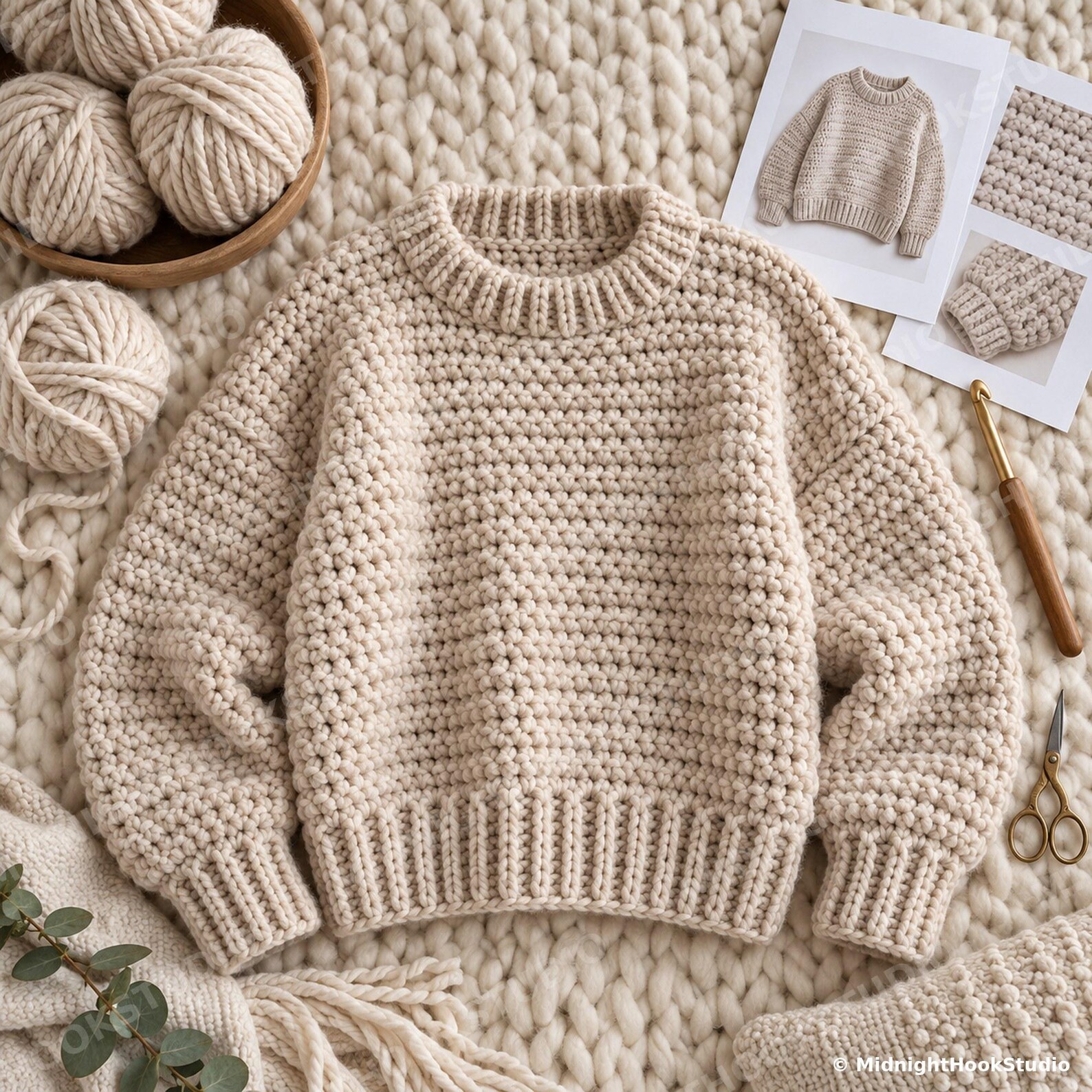 Chunky Drop Shoulder Sweater