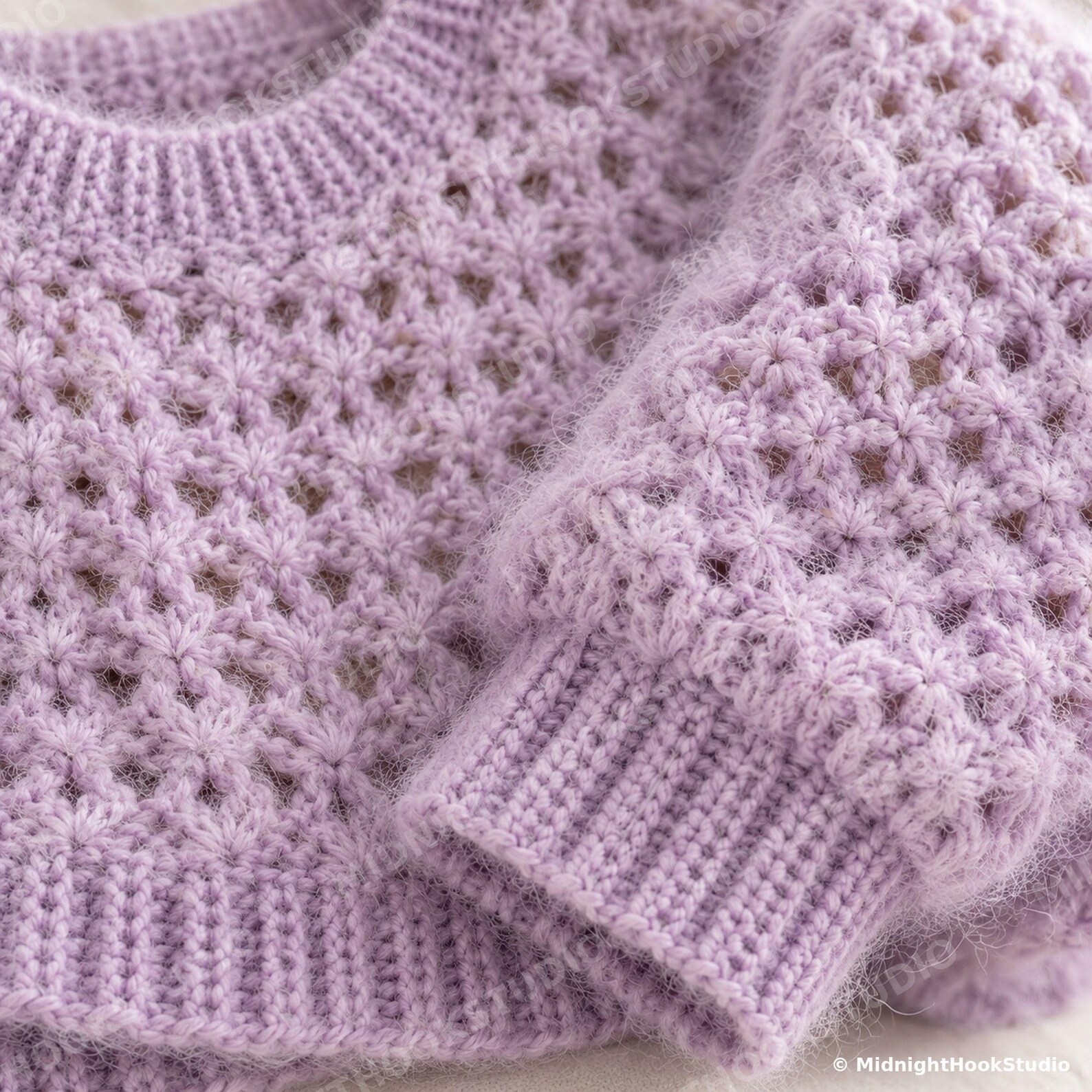 Fluffy Mohair Oversized Sweater