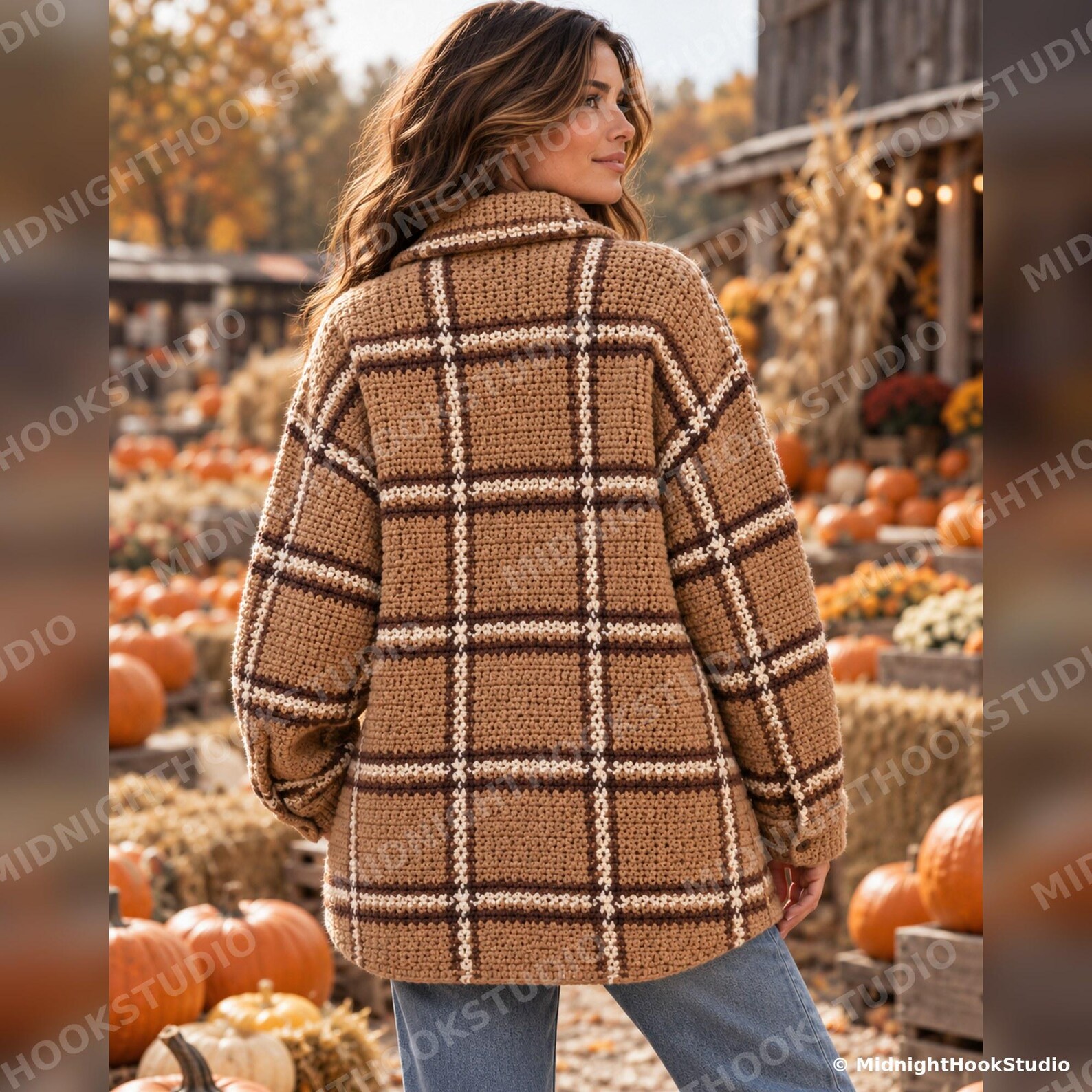 Plaid Shacket with Patch Pockets