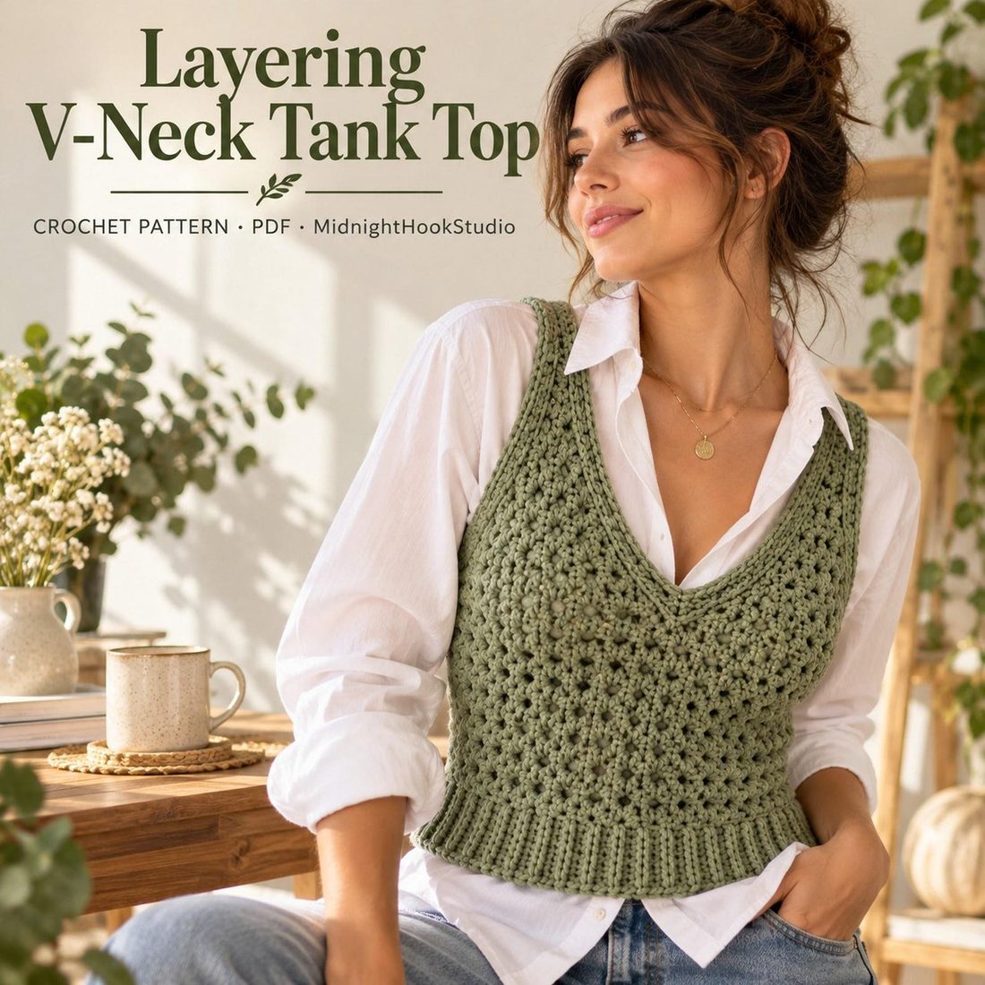Layering V-Neck Tank Top