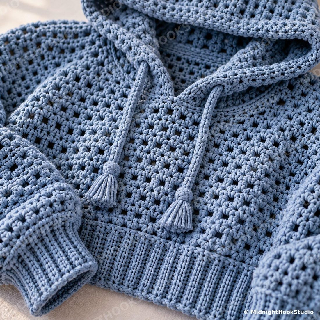 Cropped Hoodie Sweatshirt