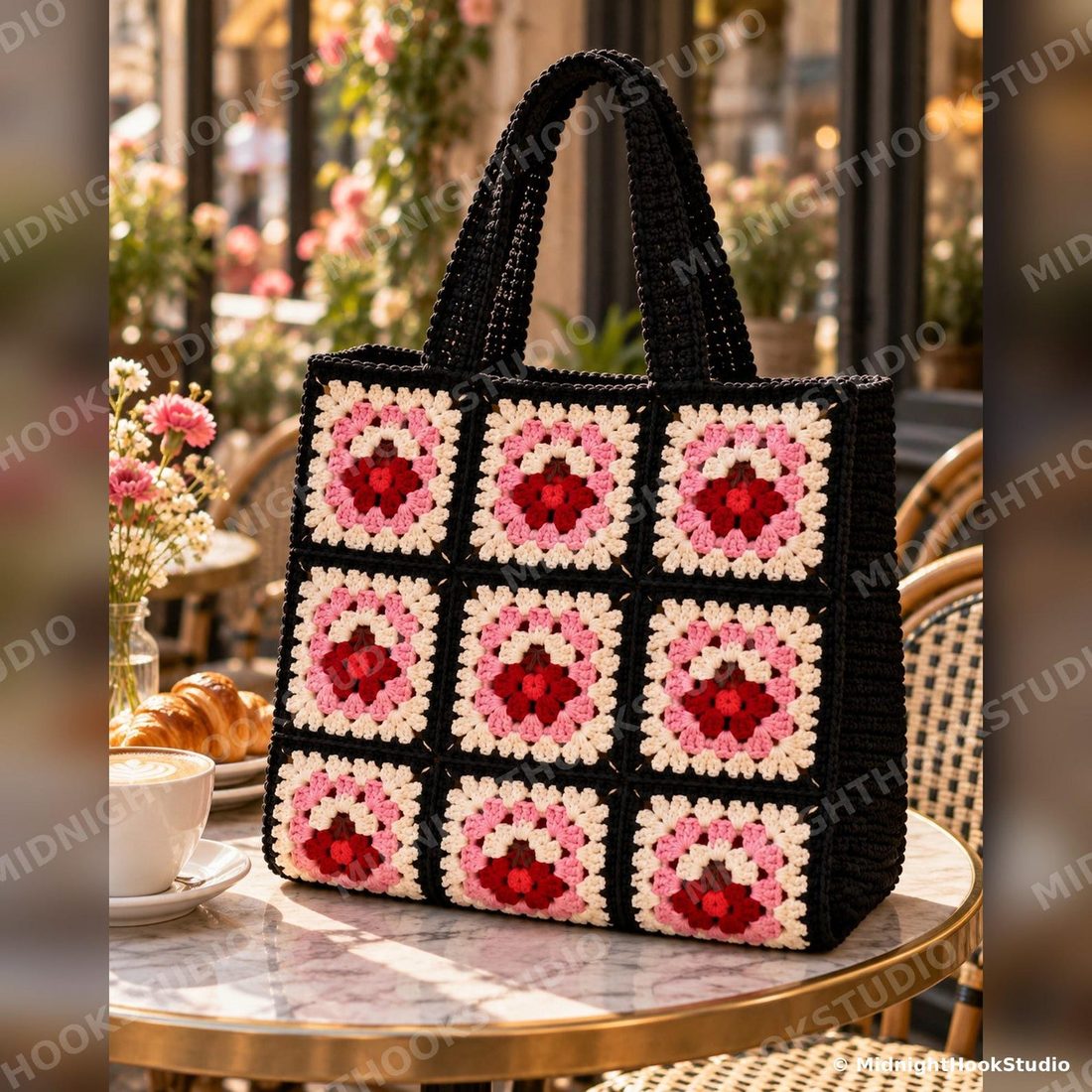 Granny Square Tote Bag