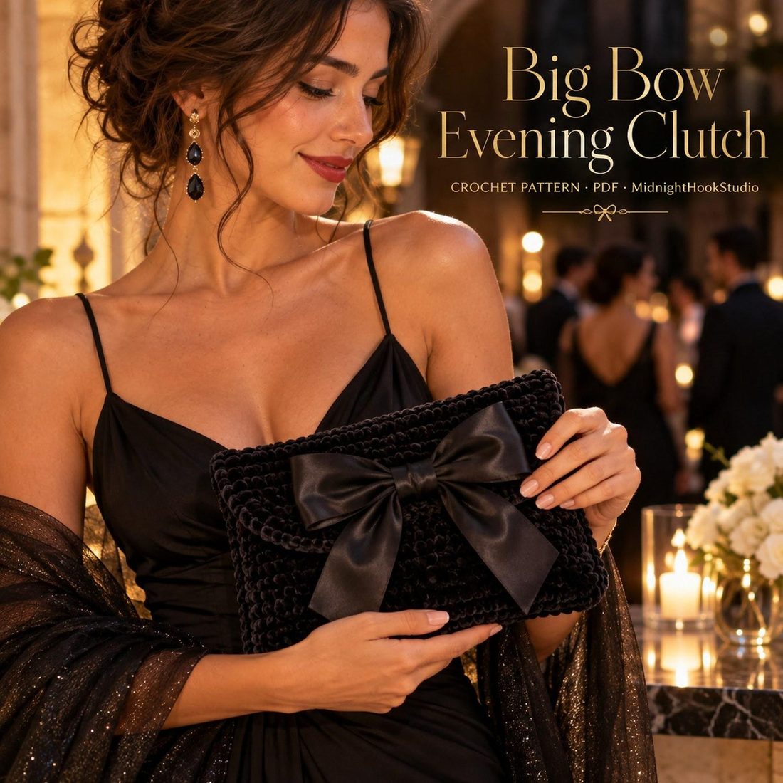 Big Bow Evening Clutch