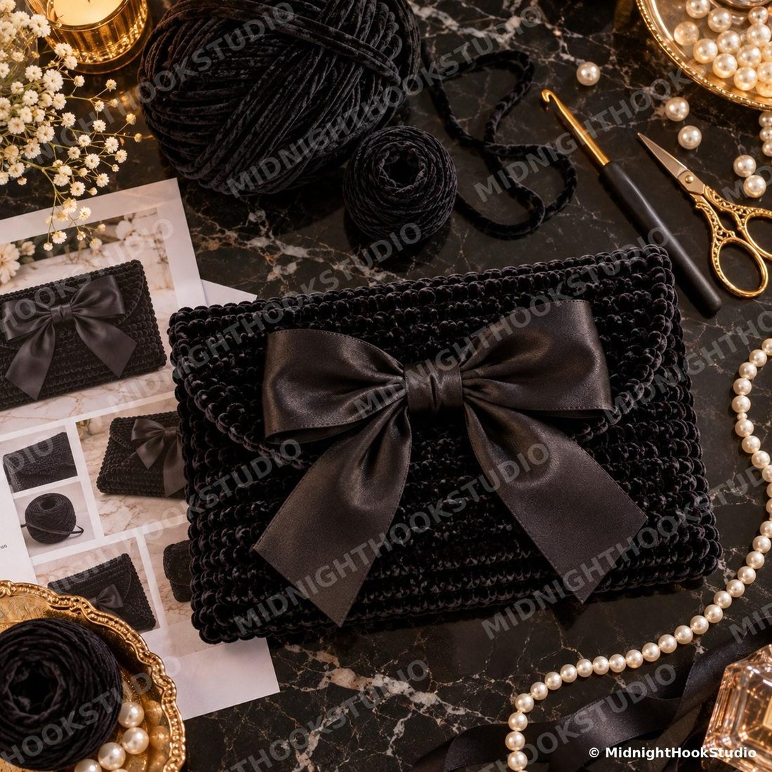 Big Bow Evening Clutch