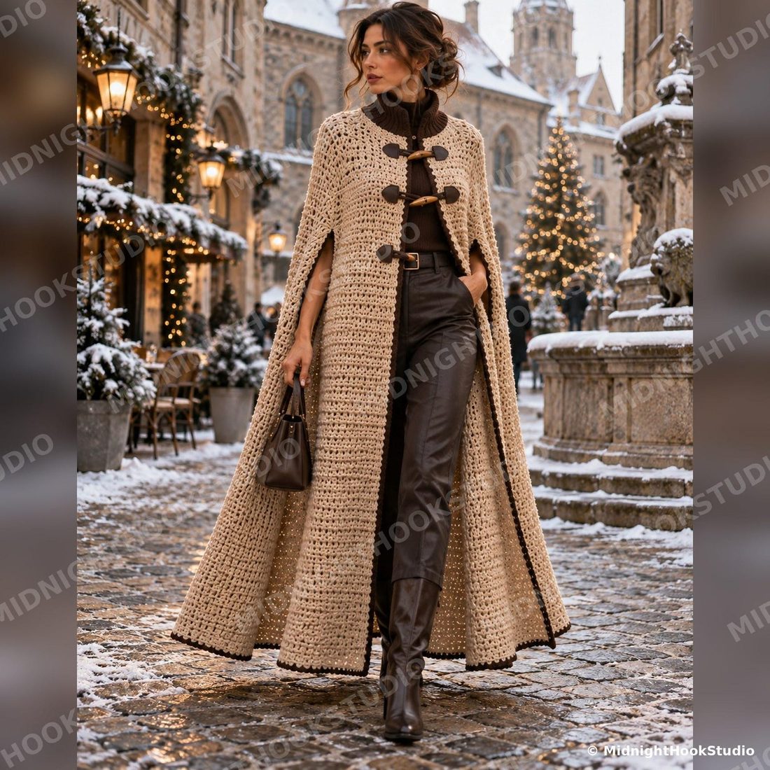 Longline Wrap Cape Coat