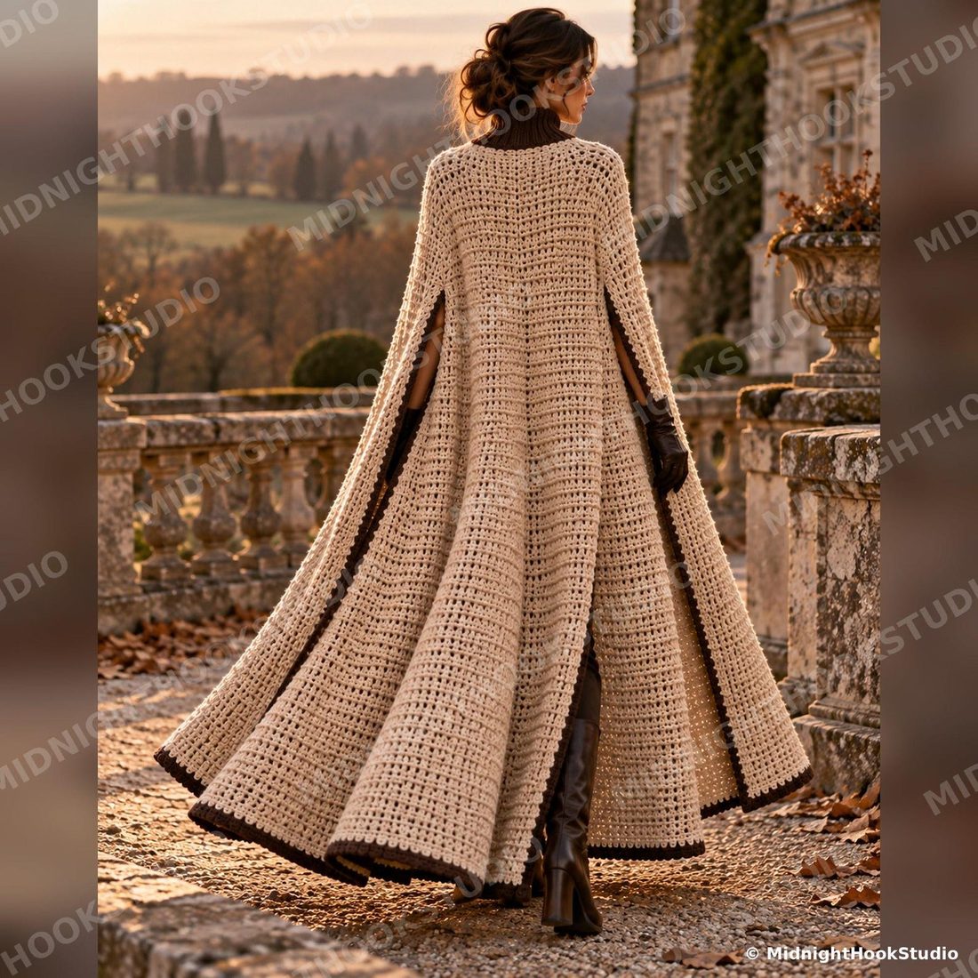 Longline Wrap Cape Coat