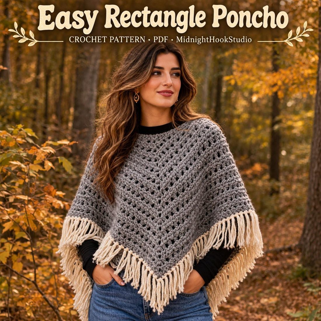 Easy Rectangle Poncho