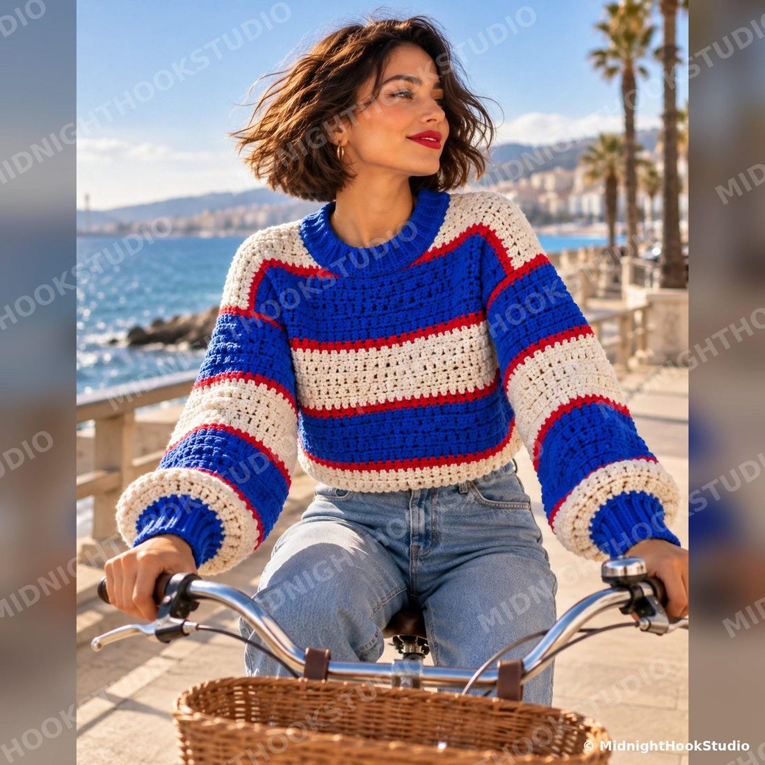 Colour Block Stripe Sweater