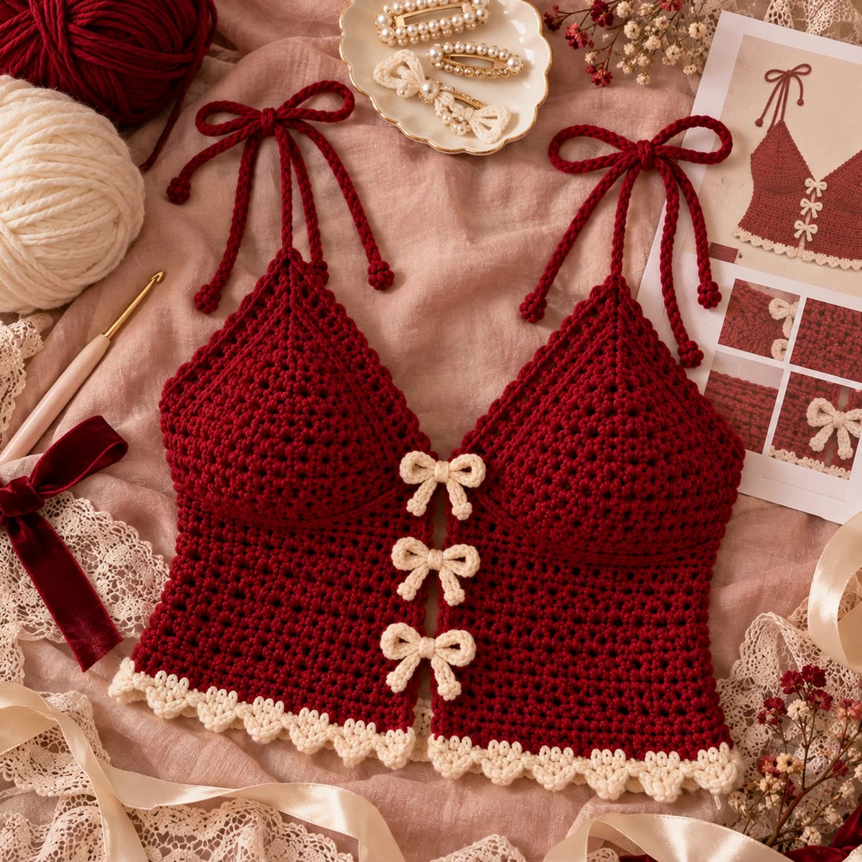 Coquette Bow Cami