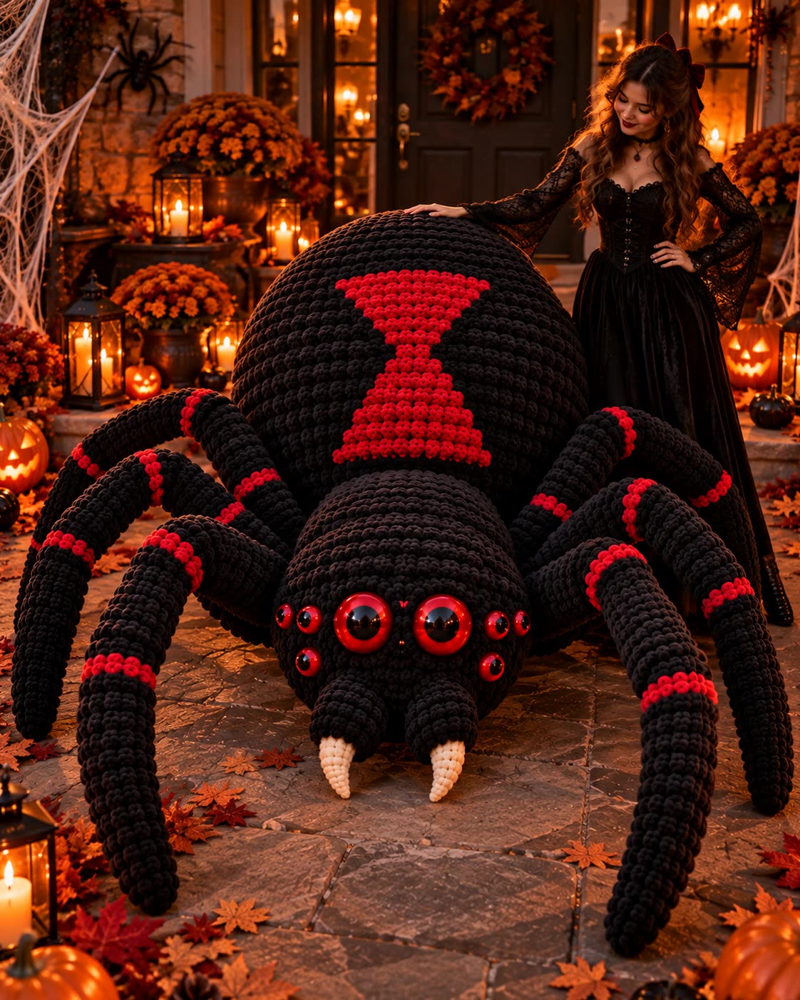 Giant Black Widow Spider — 2 m Legspan