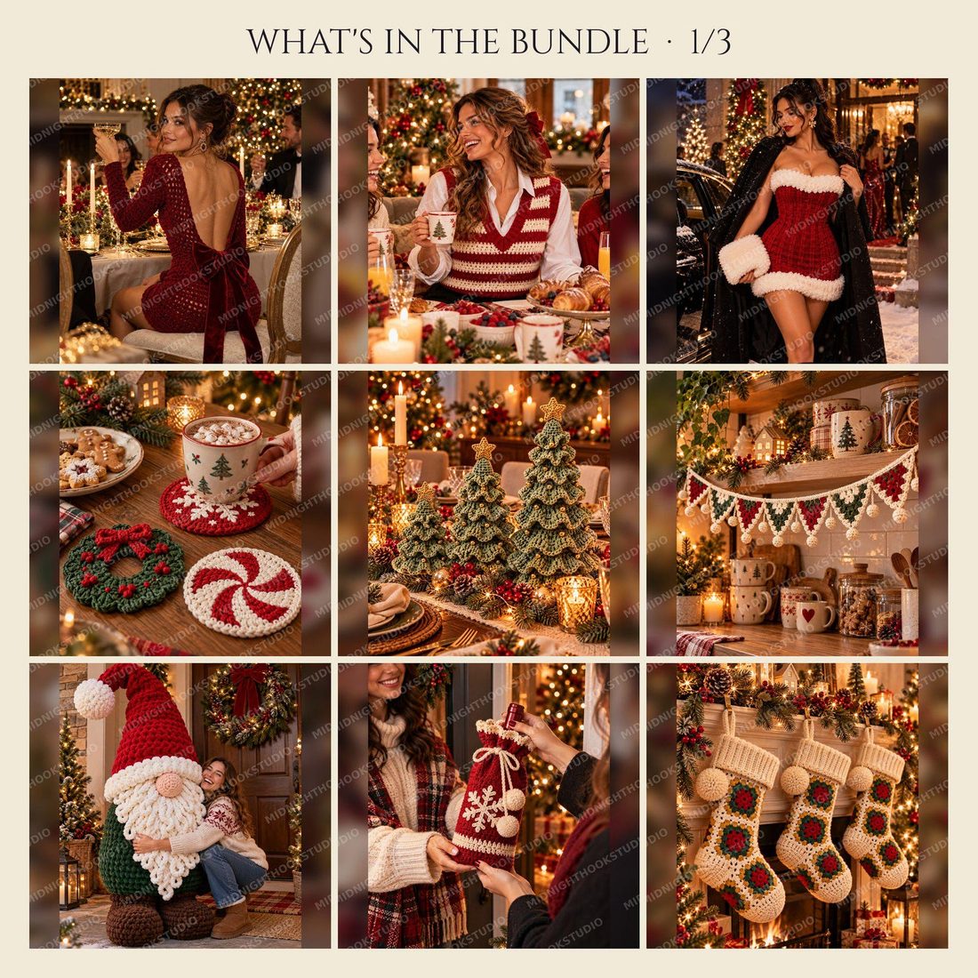 Christmas Crochet Pattern Bundle (20 Patterns)