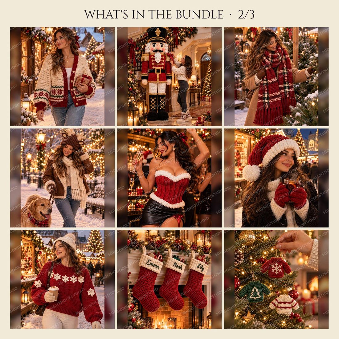 Christmas Crochet Pattern Bundle (20 Patterns)